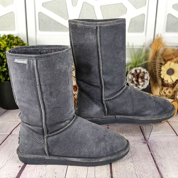 Bearpaw Eva Boot - Charcoal - Picture 1 of 11